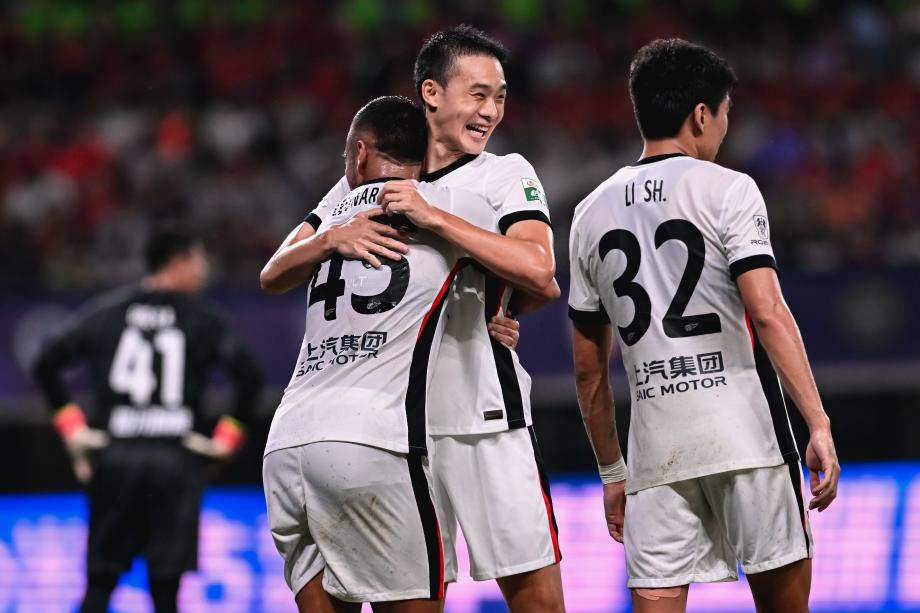 [图]中超-刘若钒传射 上海海港4-2力克梅州客家